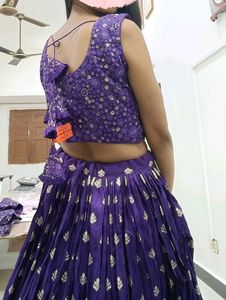 Vibrant Blue Ethnic lehenga