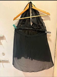 Black Lace Babydoll Lingerie