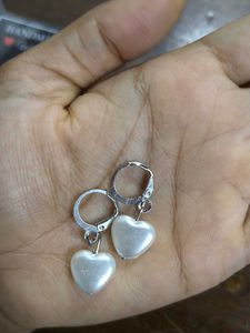 Heart Pearl Earrings