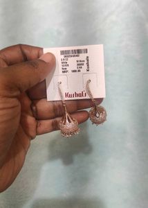 Kushal brand rose gold Jumka Totally new
