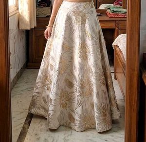 Elegant Floral sparkling Skirt