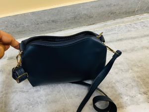 Dark Blue Sling Bag For Womens
