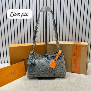 Louis Vuitton denim side sling bagAAA REPLICA, SAM