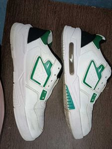 Shoes White Green  Mens Asian Boys Sneaker
