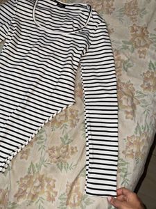 Striped Long Sleeve Bodysuit
