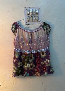 Y2K whimsy top
