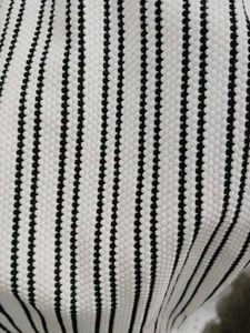 Sinsay Premium Textured Striped Wide-Leg Trousers