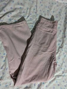 Light Pink Corduroy Pants