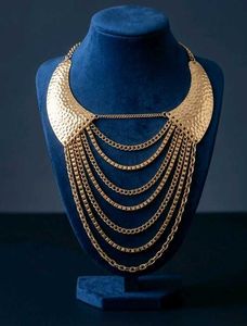 Statement Layered Chain Necklace