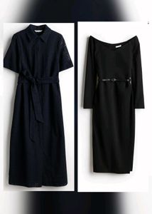 Elegant Dresses - Navy & Black