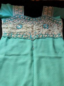 Beautiful Teal Kurta Set with Pants