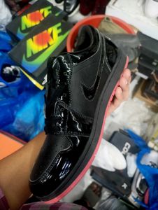 Black Patent Leather Nike Sneakers
