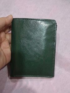 Classic Green Leather Wallet