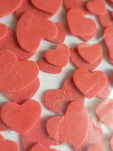 Pack Of 3 Heart Stickers -2 Sheets Per Pk