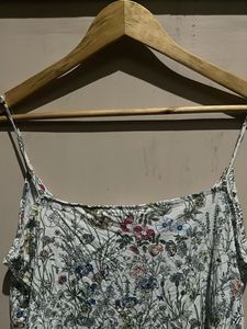 Floral Print Spaghetti Strap Top