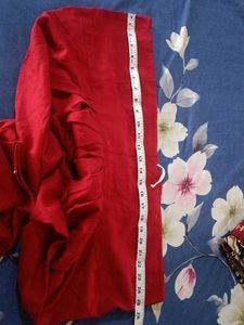 Red Ethnic Kurta Set lil warm