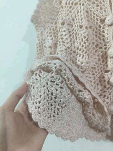 Crochet Button-Down Tank