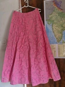 Beautiful Pink Embroidered Skirt