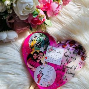 Custom Photo Heart Showpiece