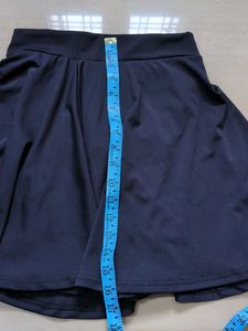 Blue A-Line Mini Skirt