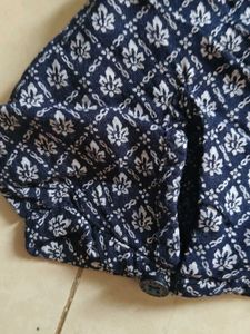 Lee Cooper-  Blue Patterned Tunic Top