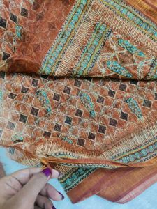 SYNTHETIC GEORGETTE SAREE