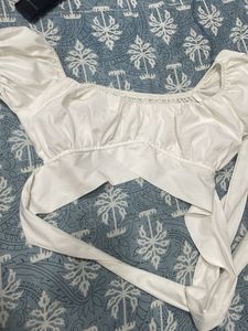 White Crop Top