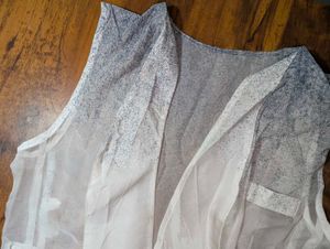 Elegant Sheer White Vest