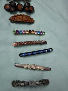 Set of 10 Hair Clips for Women