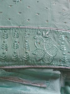 Beautiful Embroidered Dress Material