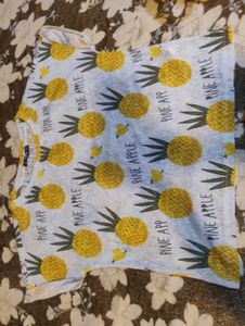 Pineapple Print Tee