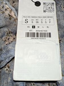 Zara Floral Print Tie Neck Blouse