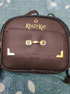 new Krazy Kat Brown Crossbody Bag