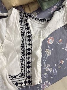 new notag Elegant Black &amp;white skirt top