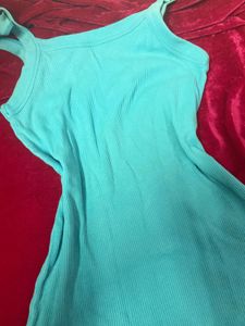 Sea blue tank top