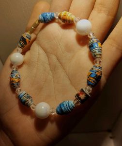 Starry Night inspired beaded bracelet✨