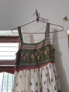 Bohemian Floral Print Maxi Dress