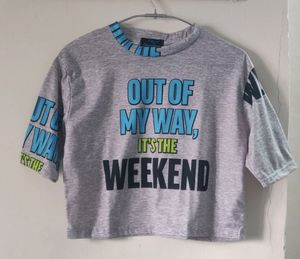 OVERSIZED QUOTE CROP TOP 😍