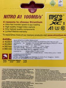 Strontium Nitro ADAPTER For Microsd Card