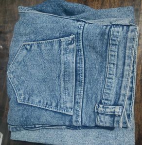Wide Leg Denim Jeans
