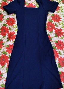 Navy Blue Midi Dress | Excellent Condition
