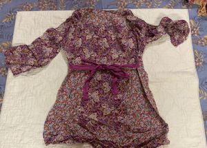 Bohemian Floral Print Kurta