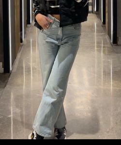 Light Wash Wide Leg Jeans