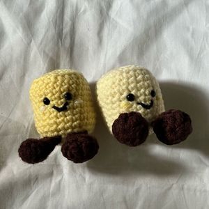 Handmade Crochet Matching marshmallows