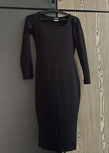 Classic Black Long Sleeve Dress