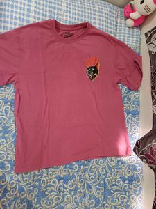 Pink Graphic T-Shirt
