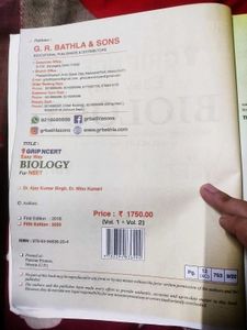 Biology Grip Ncert + Test Series Combo, free items