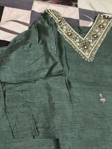 Party wear Silk kurta with dupatta