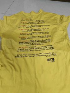 Yellow Graphic Print T-Shirt
