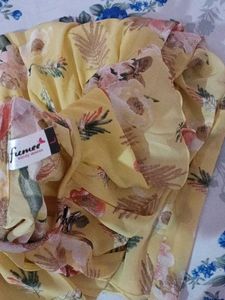 Floral Chiffon Mini Dress